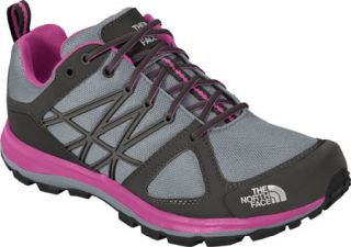 Womens The North Face Litewave   Dark Gull Grey/Linaria Pink Trail Shoes