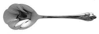 Oneida Amaryllis (Stainless) Solid Shell Casserole Spoon   Stainless,Floral Tip,