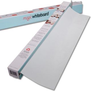 Magic Whiteboard 37 Feet of Whiteboard on a Roll   15 Dry Erase Sheets   MW1115
