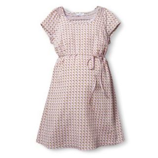 Liz Lange for Target Maternity Short Sleeve Smocked Dress   Pink M