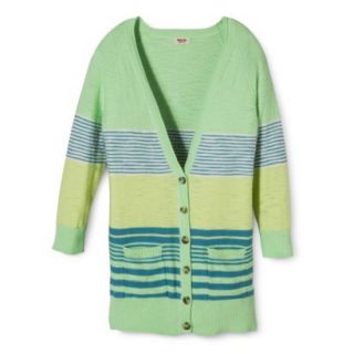 Mossimo Supply Co. Juniors Boyfriend Cardigan   Green S(3 5)