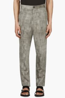 Alexandre Plokhov Grey Mottled Sarouel Trousers