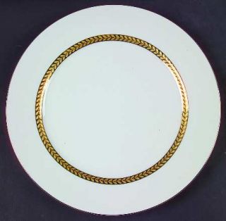 Sabatier Imperial Gold Dinner Plate, Fine China Dinnerware   Gold Laurel Band Ar