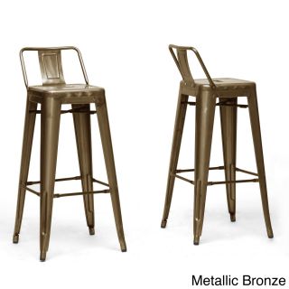 French Industrial Modern Bar Stool (set Of 2)