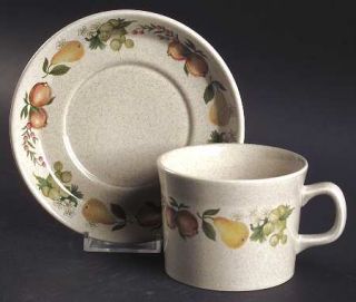 Wedgwood Quince Oversized Cup & Saucer Set, Fine China Dinnerware   Oven To Tabl
