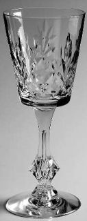 Tiffin Franciscan Deauville Wine Glass   Stem #17711, Cut