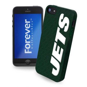 New York Jets Forever Collectibles IPHONE 5 CASE SILICONE LOGO