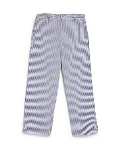 Hartstrings Toddlers & Little Boys Seersucker Pants   Blue Grey