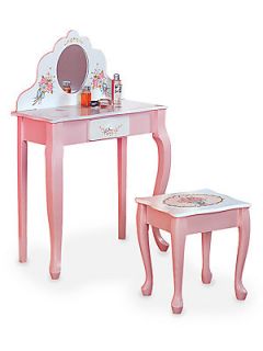 Teamson Vanity Table and Stool Set   No Color