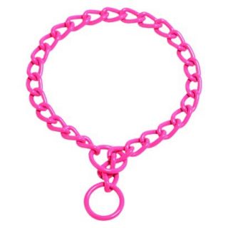 Platinum Pets Coated Chain Training Collar   Pink (14 x 2mm)
