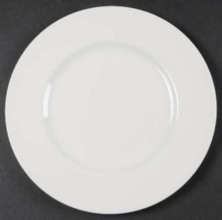 Lenox China Classic White Luncheon Plate, Fine China Dinnerware   White, Undecor