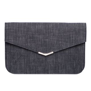 Fendi 8m0312 00n77 F0ml3 2jours Denim Clutch