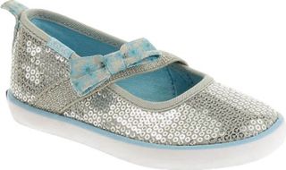 Girls Keds Champion K MJ   Silver Twill/Sequins Casual Shoes