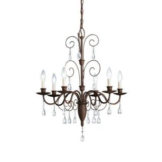 Kichler 1632TZ Classic (Formal Traditional) 6 Light Fixture Tannery Bronze