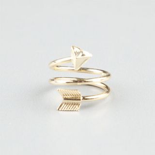 Arrow Swirl Ring Gold In Sizes 7, 8 For Women 212249621