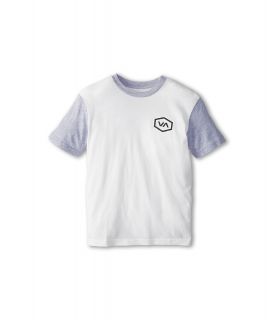 RVCA Kids Small Hex Tee Boys T Shirt (White)