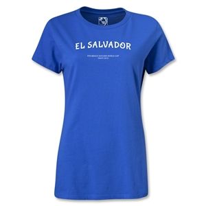 El Salvador FIFA Beach World Cup 2013 Womens T Shirt (Royal)