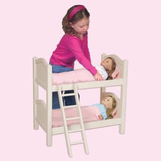 Guidecraft Doll Bunk Bed   White   G98127