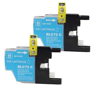 Brother Lc75 Remanufactured Compatible Cyan Ink Cartridge (pack Of 2) (CyanPrint yield 600 pages at 5 percent coverageModel NL 2x Brother LC75 CyanPack of Two (2) cartridgesNon refillableWarning California residents only, please note per Proposition 6