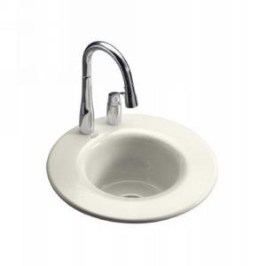 Kohler K 6490 1 96 Cordial Cordial Self Rimming Entertainment Sink with Single H