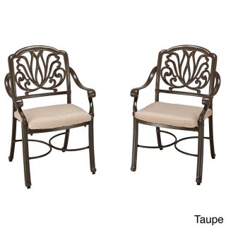 Floral Blossom Arm Chair Pair With Cushion