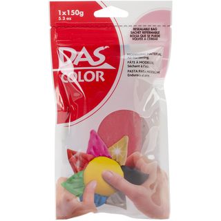 Das Colored Air Dry Clay 5.3 Ounces red