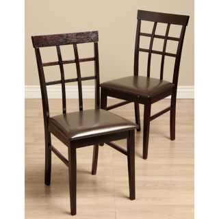 Justin Bi cast Leather Dining Room Chairs (set Of 2)