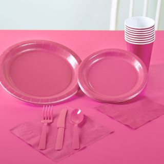 Candy Pink Solid Color Party Pack