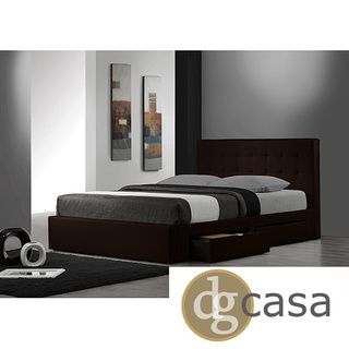 Dg Casa Belmont Espresso Queen size Storage Bed
