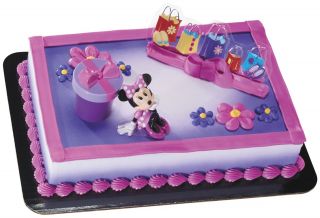 Minnie Mouse Shopping Cake Topper