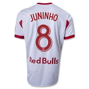 adidas New York Red Bulls 2013 JUNINHO Authentic Primary Soccer Jersey