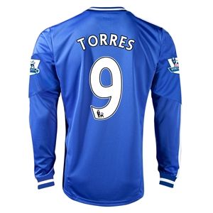 adidas Chelsea 13/14 TORRES LS Home Soccer Jersey