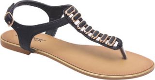 Womens L & C Rincon 04   Black Thong Sandals