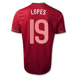 Nike Portugal 12/14 LOPES Home Soccer Jersey