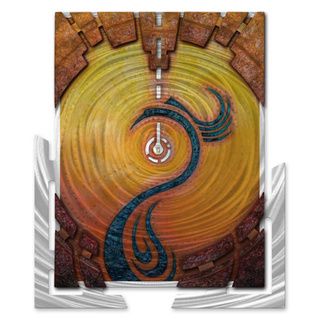 Duncan Asper Rising Metal Wall Decor (MediumSubject AbstractImage dimensions 28 inches high x 23.5 inches wideOuter dimensions 28 inches high x 23.5 inches wide )
