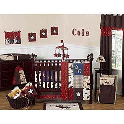 Sweet Jojo Designs Cowboy 9 piece Crib Bedding Set