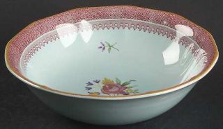 Adams China Lowestoft (Newer Backstamp) Coupe Cereal Bowl, Fine China Dinnerware