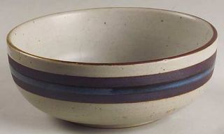Otagiri Horizon Coupe Cereal Bowl, Fine China Dinnerware   Gray With Blue Stripe