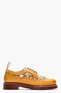 Dr. Martens Tan Leather Shreeves Longwing Brogues