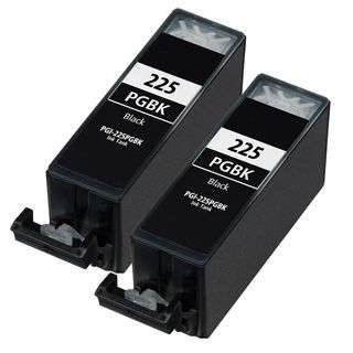 Canon Pgi225 Pigment Black Compatible Inkjet Cartridge (remanufactured) (pack Of 2) (Pigment BlackPrint yield 340 pages at 5 percent coverageNon refillableModel NL 2x Canon PGI225 BlackPack of Two (2)Warning California residents only, please note per 