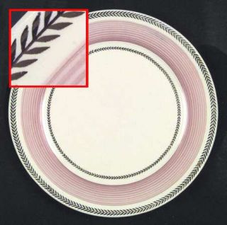 Limoges American Lyceum Rose Dinner Plate, Fine China Dinnerware   Pink&White,22