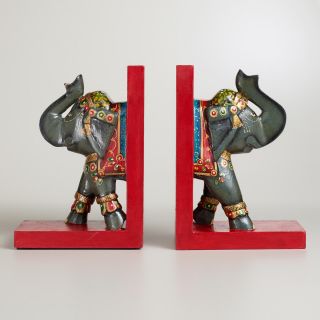 Elephant Bookends, Set of 2   World Market