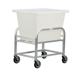 New Age Bulk Cart w/ 6 Bushel Capacity & 5 in Stem Casters, 25x22x29 in, Aluminum